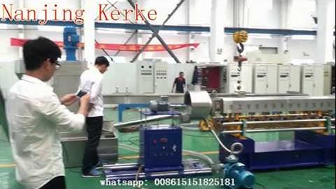 PP PE masterbatch twin screw exturder