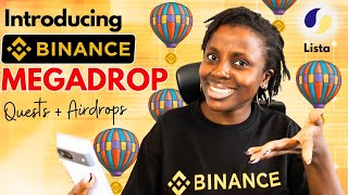 How to Earn on Binance Megadrop 🚀| A New Way of Making Money on Binance App | Lista