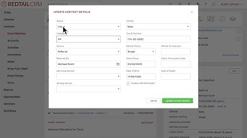 How to correctly use and assign Status and Category to a Contact Record in Redtail CRM