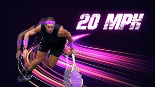 When Tennis Players Hit MAX SPEED - Impossible Gets!