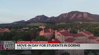 Move-in day for University of Colorado Boulder students