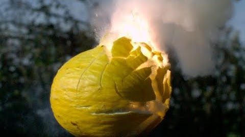 Exploding Melon! - The Slow Mo Guys