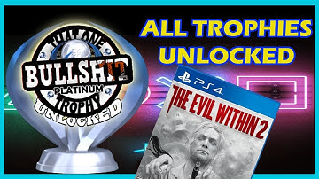 PLATINUM TROPHY UNLOCKED! The Evil Within 2 on PS4 - A Platinum Trophy Obtained using CHEATS!
