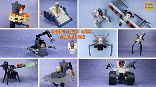 Speed Build Skibidi Toilet LEGO: Building Skibidi Toilet Army Compilation