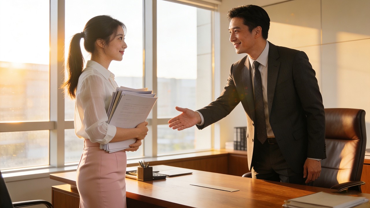 Девушка приходит на собеседование без диплома, но одна фраза мгновенно покоряет CEO.