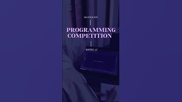 When you enter the SOFTEC programming competition and realise you