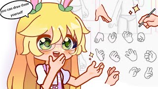 hand pose's for your oc 😮👌 gacha club gl2 ✨