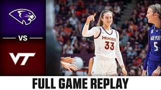 High Point vs. Virginia Tech Full Game Replay | 2023-24 ACC Women’s Basketball