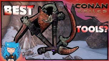 BEST TOOLS IN THE GAME? - Black Blood Tools  | Conan Exiles |