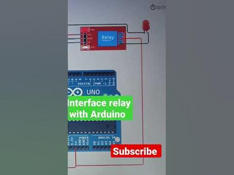 how to interfaces relay with Arduino - YouTube