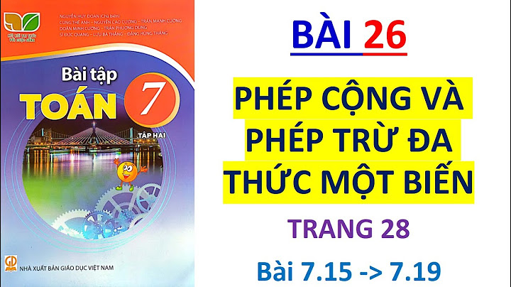 Giải bài tập sbt toán 7 tập 2 năm 2024