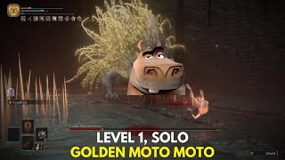 Elden Ring - Golden Moto Moto | Level 1, Solo (Music Video)
