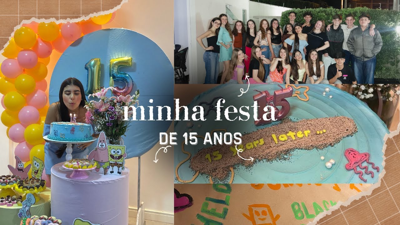 Vlog💛/ minha festa de 15 anos! 