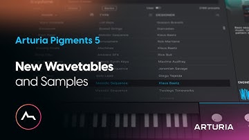 Arturia Pigments 5 - New Wavetables and Samples