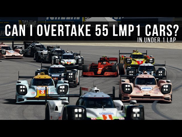 Can I Overtake 55 LMP1 Cars at Le Mans In Under 1 Lap? class=