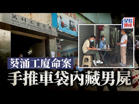 葵涌命案｜葵涌工廈揭命案 男子死亡藏屍手推車袋內 葵涌｜萬利工業大廈｜手推車｜旅行袋｜屍體發現｜大窩口｜富靜樓｜墮樓｜碧葵樓｜星島頭條