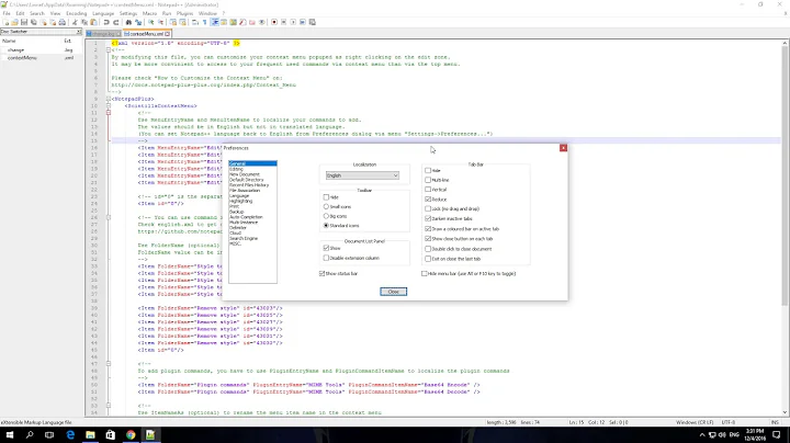 How To Enable Vertical Tab Bar In Notepad++