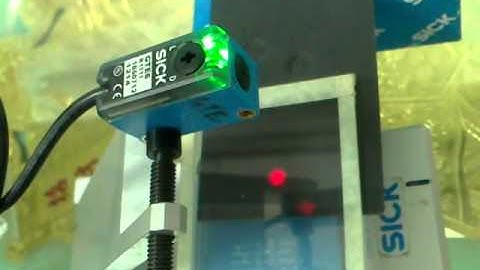 SICK Photo sensor G6 Energetic GTE6 detecting think film over glass