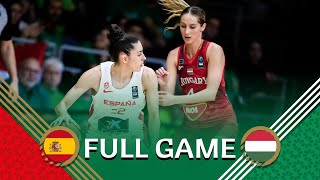 Spain v Hungary | Full Basketball Game | FIBA Women's Olympic Qualifying Tournament Hungary 2024