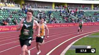 Boys 800m Sprint Medley Relay Varsity Section 5 - Oregon Relays2025 [Full Race Replay]