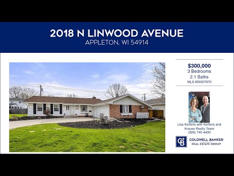 2018 N LINWOOD Avenue, Appleton, WI home video tour