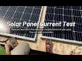 What factors affect the current and voltage of a solar module