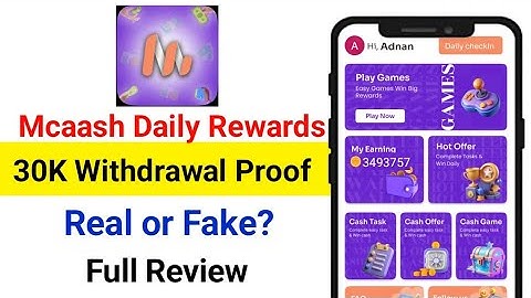 mCash Daily Rewards App Real or Fake | mCash App Withdrawal Proof | mCash Payment Proof