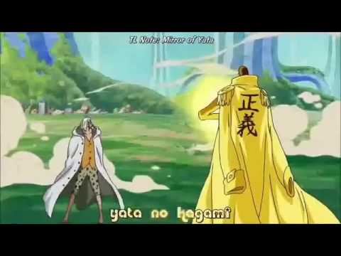 One Piece Admiral Kizaru Vs Rayleigh Epic Fight
