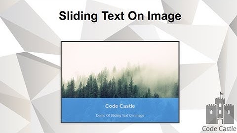 jQuery Sliding Text on Images