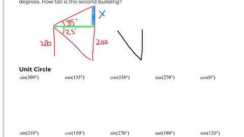 Algebra 2 Trig final review