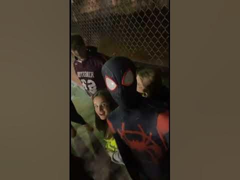 Spidey at the football game - YouTube