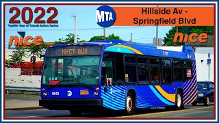 Queens: Hillside Av and Springfield Blvd Bus Action - MTA New York City TrAcSe 2021 (Ft NICE)