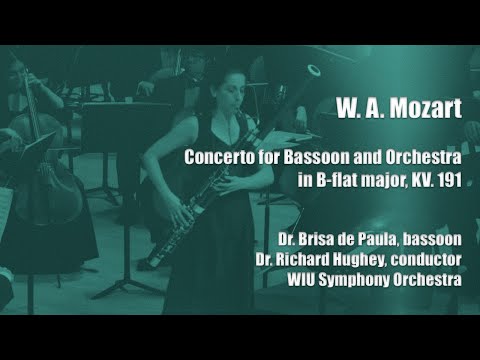 Mozart: Bassoon Concerto (complete) In B-flat Major K 191, Brisa De Paula, Bassoon