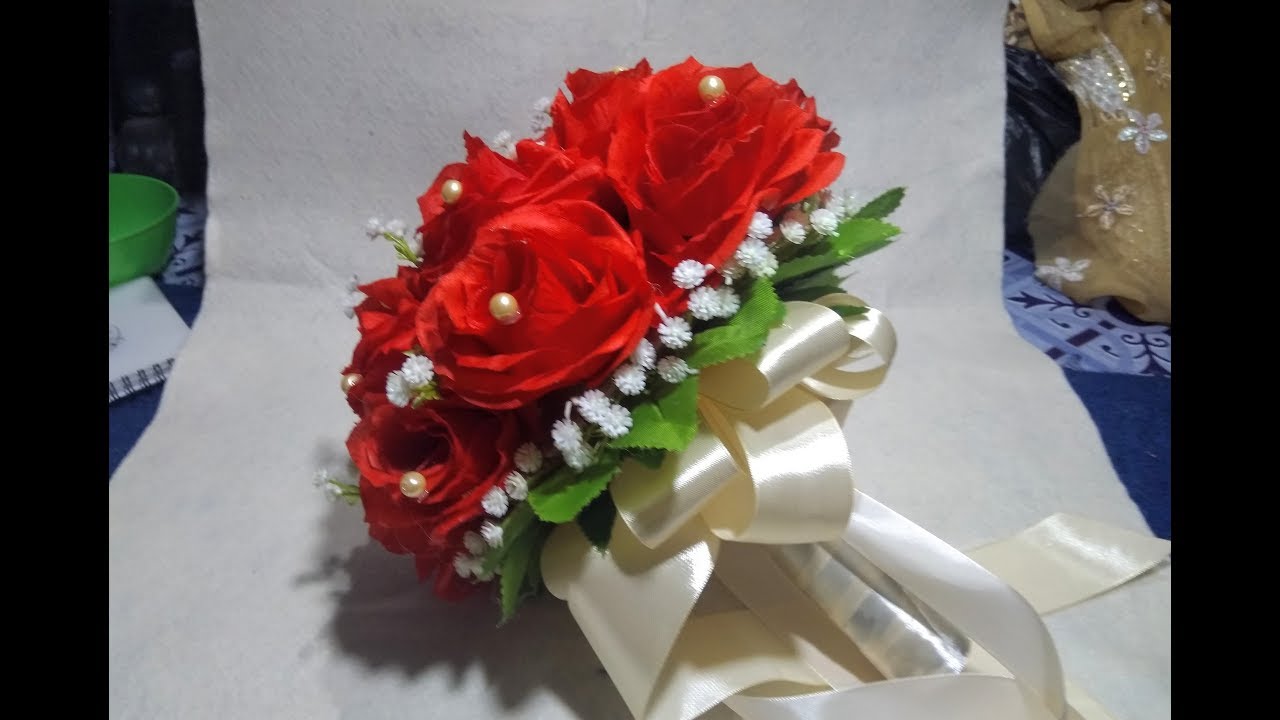  bunga  pengantin  cantik wedding handbouquet buket mawar 