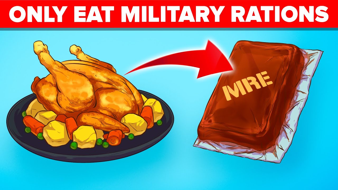 I Ate Only Military Rations MREs For 30 Days Challenge YouTube i-ate-only-military-rations-mres-for-30-days-challenge-youtube