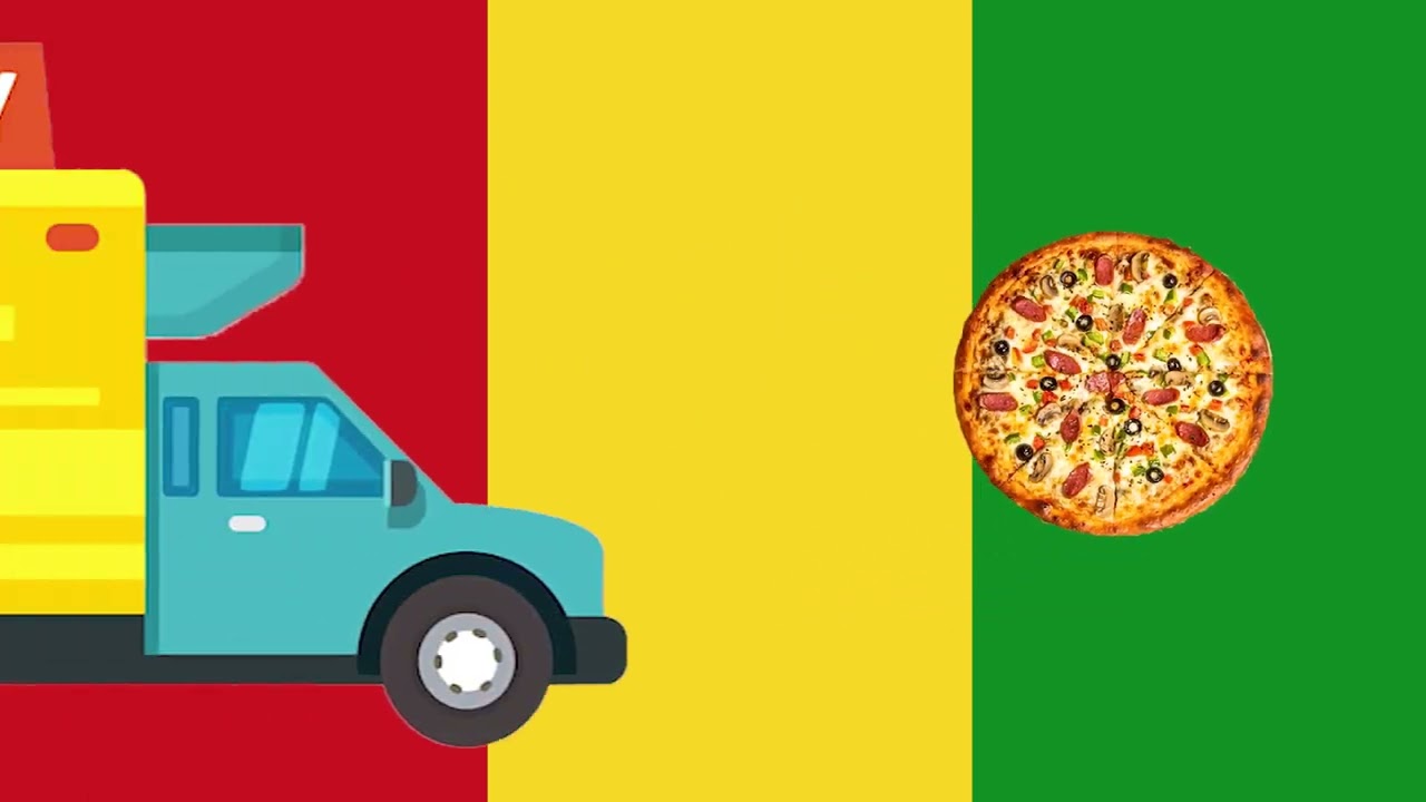commercial AD for pizza shop