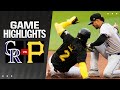 Rockies vs pirates game highlights 5424  mlb highlights