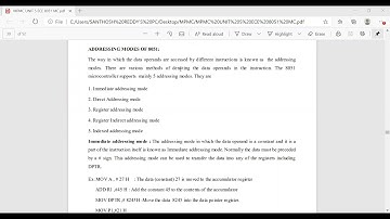 JNTUK-R16-ECE-III-II-MPMC-ADDRESSING MODES OF 8051 AND TYPES OF MICROCONTROLLERS
