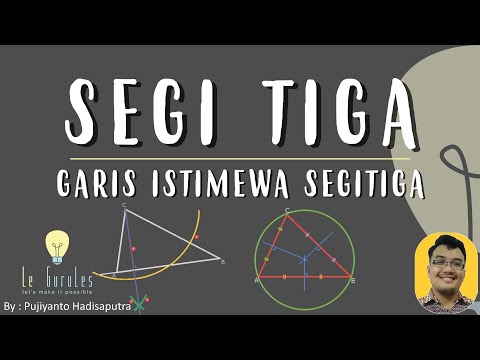 Video: Garis Bagi Segitiga Dan Sifat-sifatnya Its