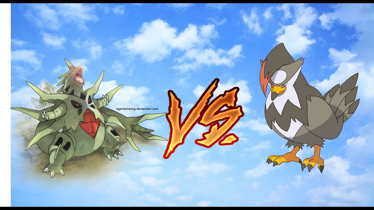 Pokémon Deluge RPG #27 Batalha De Inscritos #12 Staraptor Vs Tyranitar.