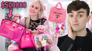 Reacting To A Real Housewives Closet Tour (why must it be so pink?)