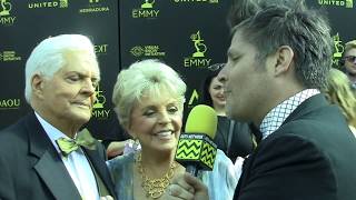 Lifetime Award Recipients Bill & Susan Hayes at 2018 Daytime Emmy Awards Red Carpet