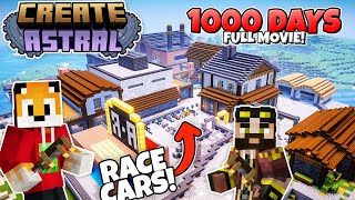 1000 days FULL MOVIE | Minecraft Create Mod: Astral