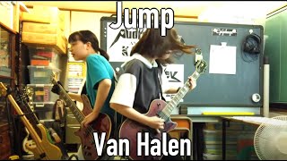 Van Halen - Jump - guitar + lefty bass cover #ヴァンヘイレン - YouTube