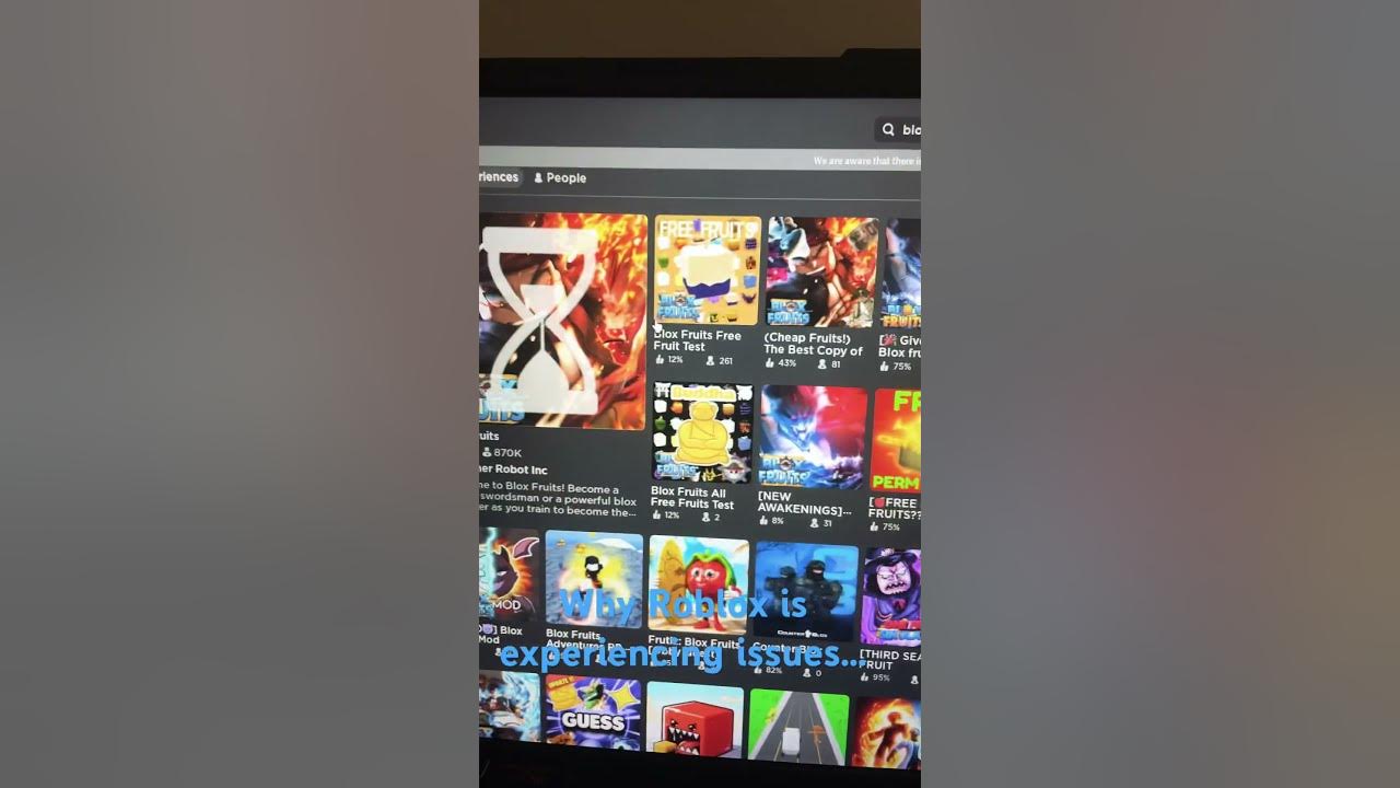 Why roblox is down fyp bloxfruits roblox bedwars gaming 