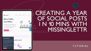 Create a Year of Social Media Posts with Missinglettr