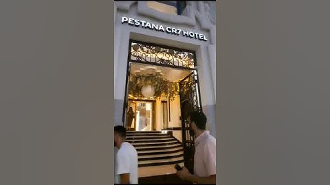 PESTANA CR7 HOTEL MADRID#viralshorts (Ronaldo hotel)