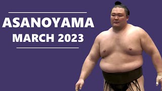 Asanoyama March 2023,     13-2, All Bouts
