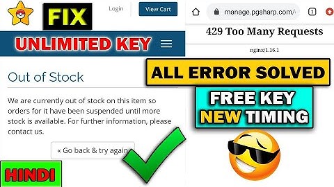 How to get unlimited pgsharp keys | how to get free pgsharp key error solved