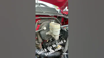Finding Brake Leak You Can T See 